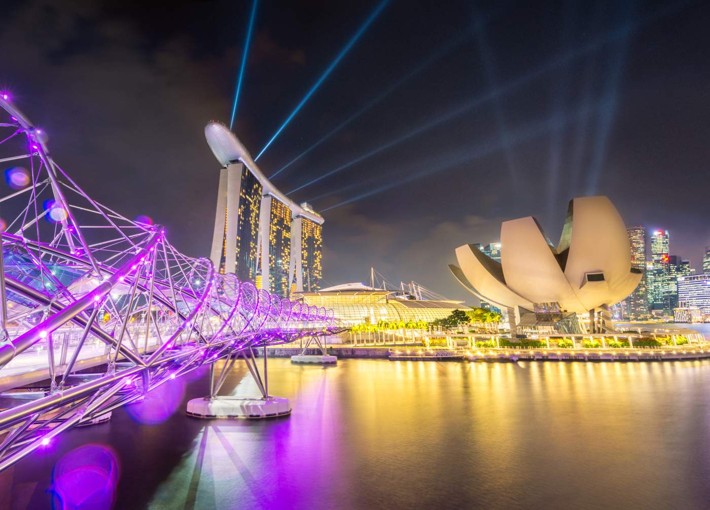 Singapore's Helix Bridge. The island state hosted the second Asean-GCC ministerial meeting in June 2010