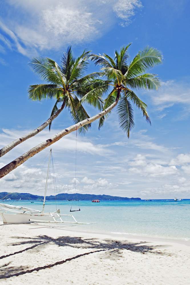 The famous White Beach in Boracay, Philippines, venue for this year's Asean meeting of foreign ministers in February