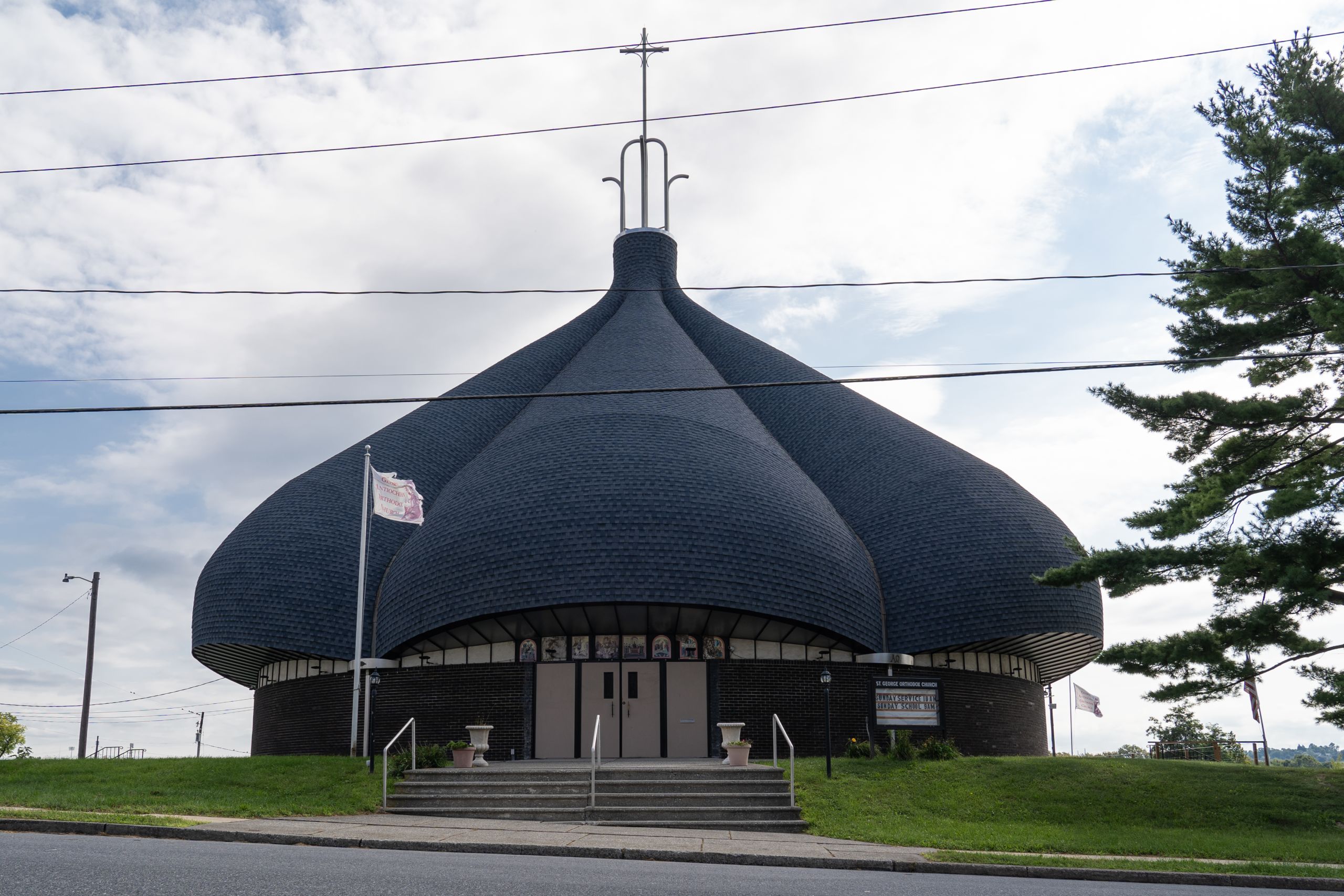 St George Antiochian Orthodox Church serves as one of the main houses of worship for Allentown’s Syrian Christian community. Willy Lowry / The National