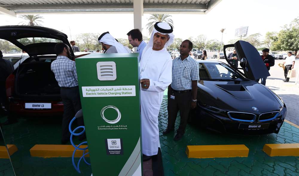 The UAE&#39;s network of  electric vehicle charging stations is expanding rapidly