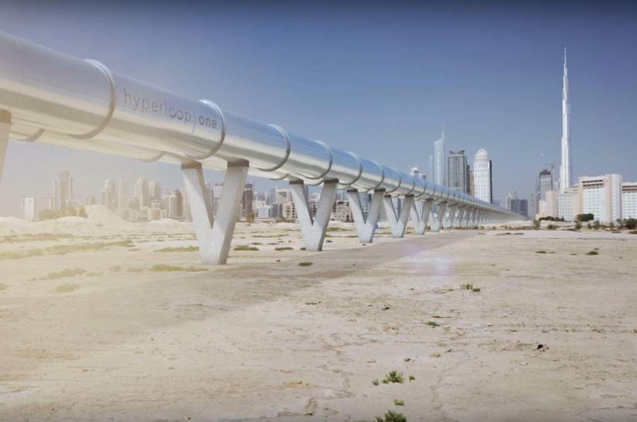 Vision of the future? Hyperloop One imagines the route into  Dubai