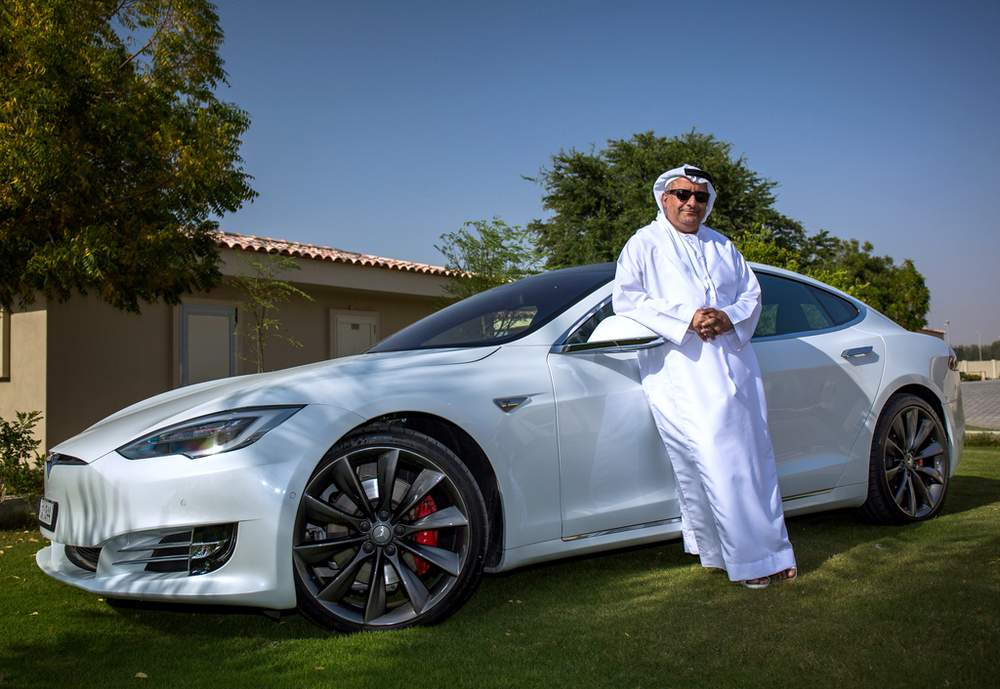 Dubai businessman Mohammed Al Huraimel was an early adopter of the electric car