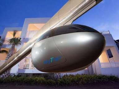 Visiting Yas Island? &amp;nbsp;In the future this maglev pod could speed you there from the airport