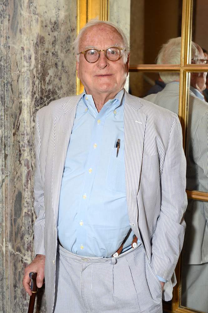 Filmmaker and Indian art collector James Ivory Getty images