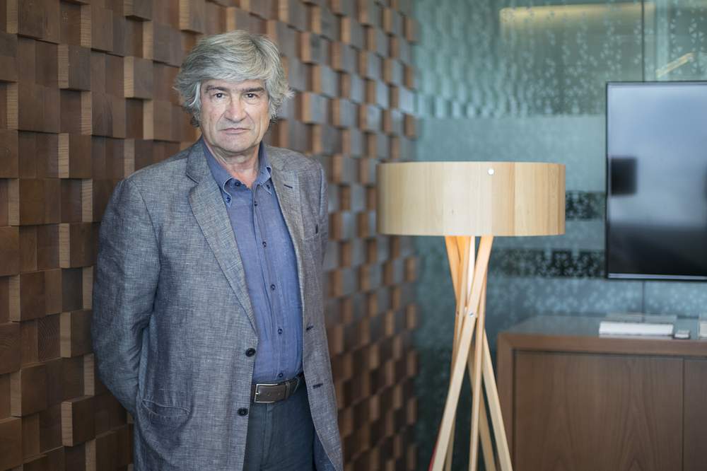 Giuseppe Penone in Abu Dhabi in 2016Mona Al Marzooqi \/ The National