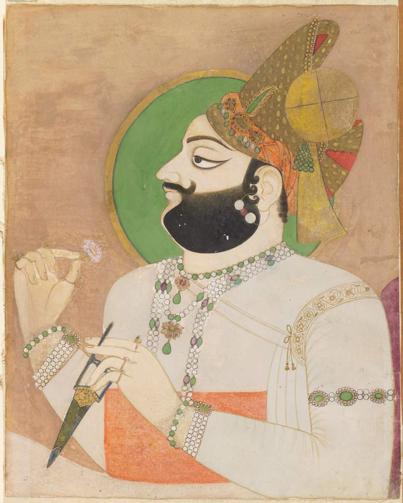 Maharaja Man Singh of Jodhpur, circa 1805-1810Louvre Abu Dhabi \/ APF