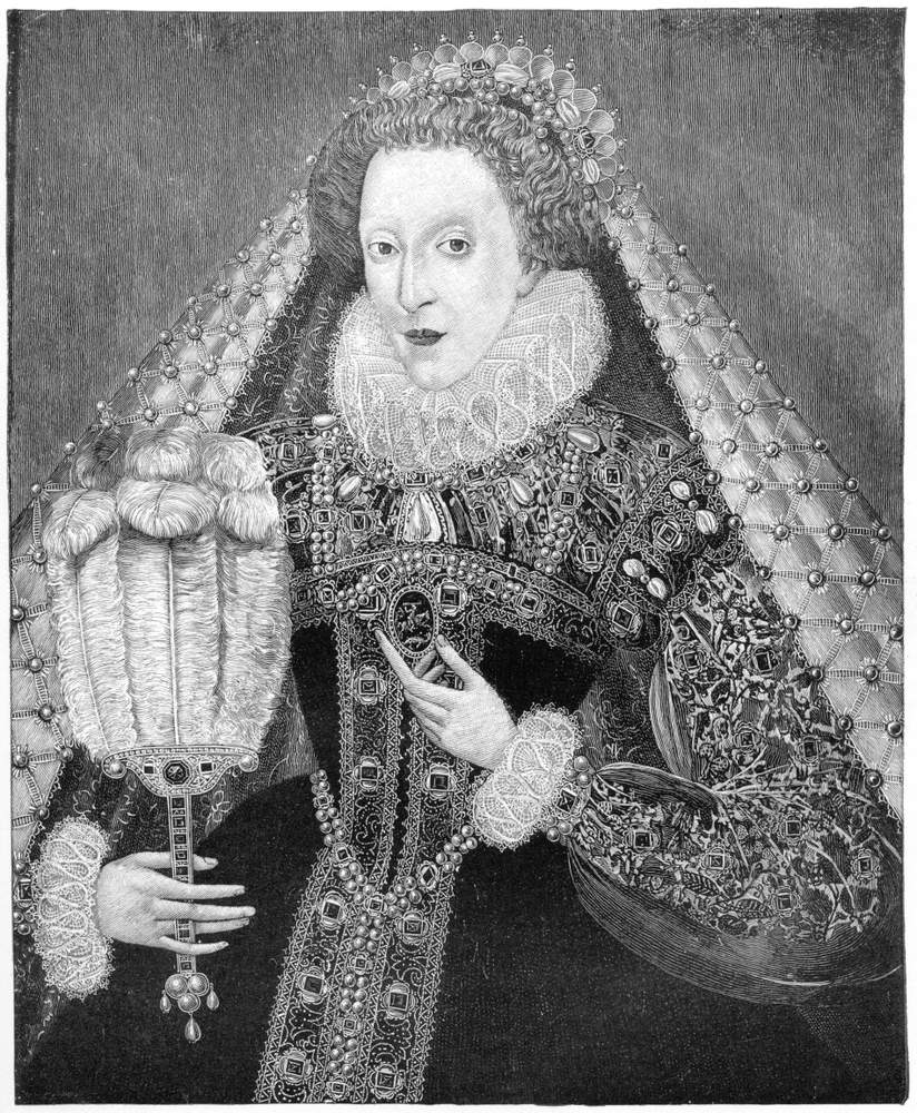 Queen Elizabeth I’s portrait includes a fan fashioned from feathers&amp;nbsp;