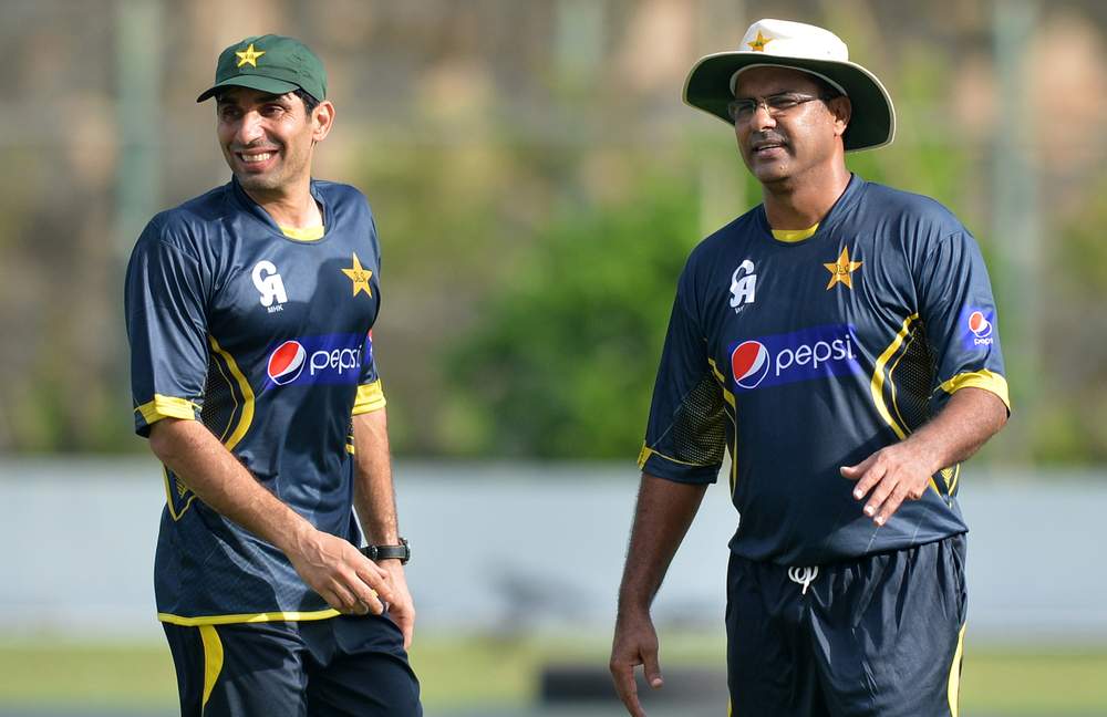 Waqar, right, has fond memories of cricket in the UAE